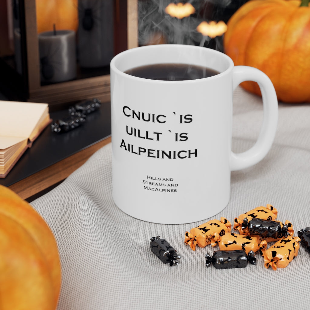 Hills and Streams and MacAlpines Mug 11oz