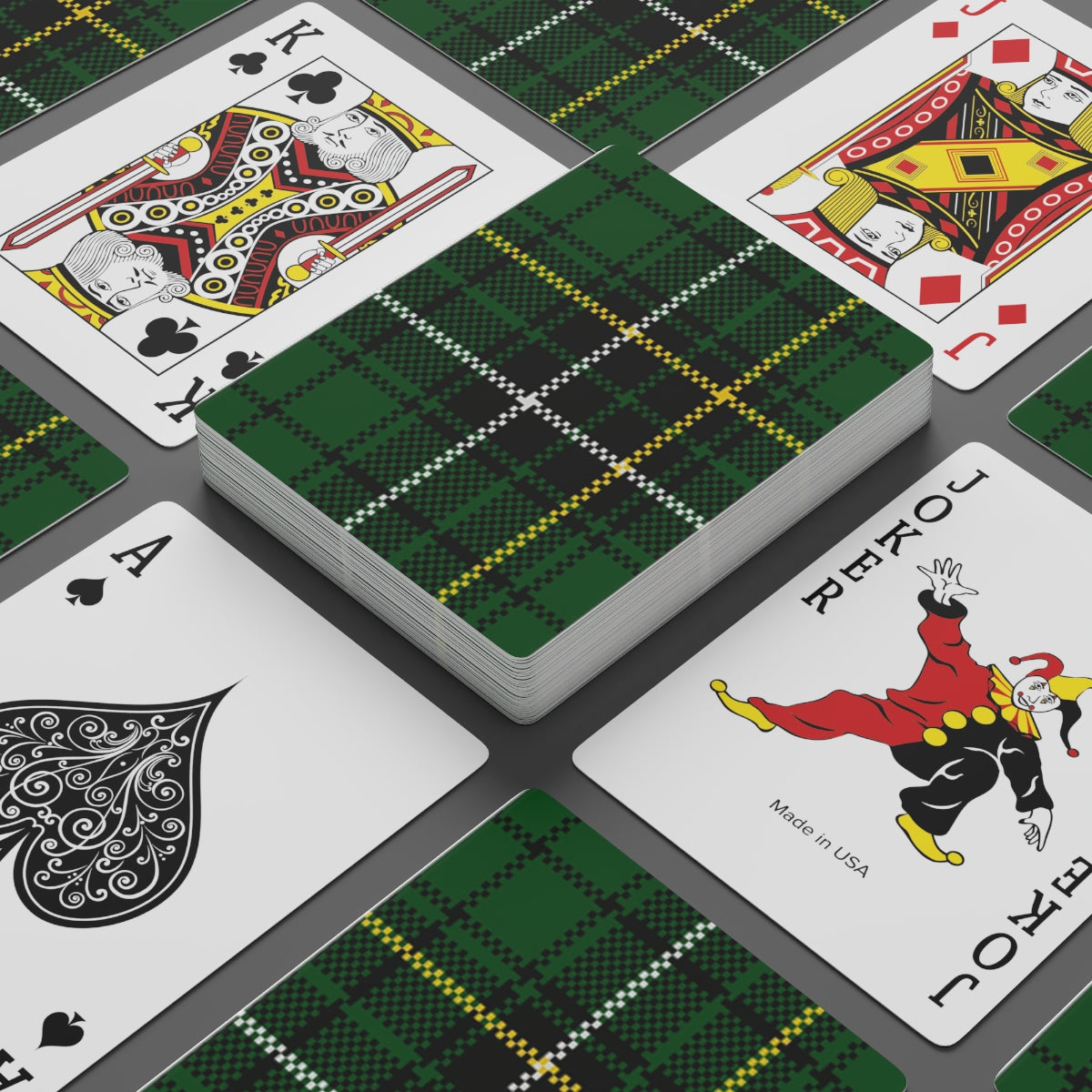 MacAlpine Tartan Poker Cards